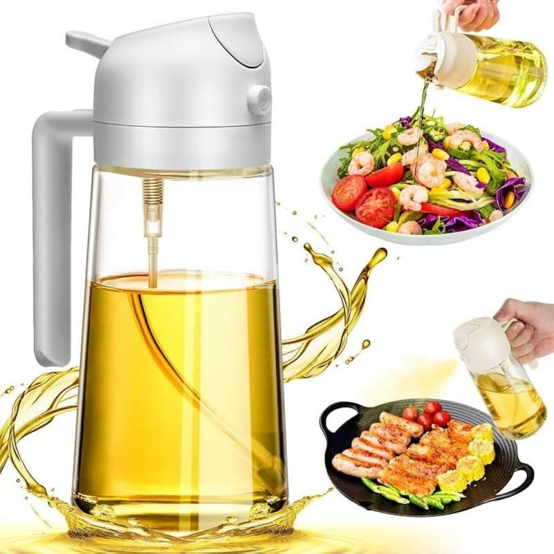 2 in1 Oil Spary And Dispenser Bottle ( ዘይትን መጥኖ ለመጠቀም የሚያስችል)