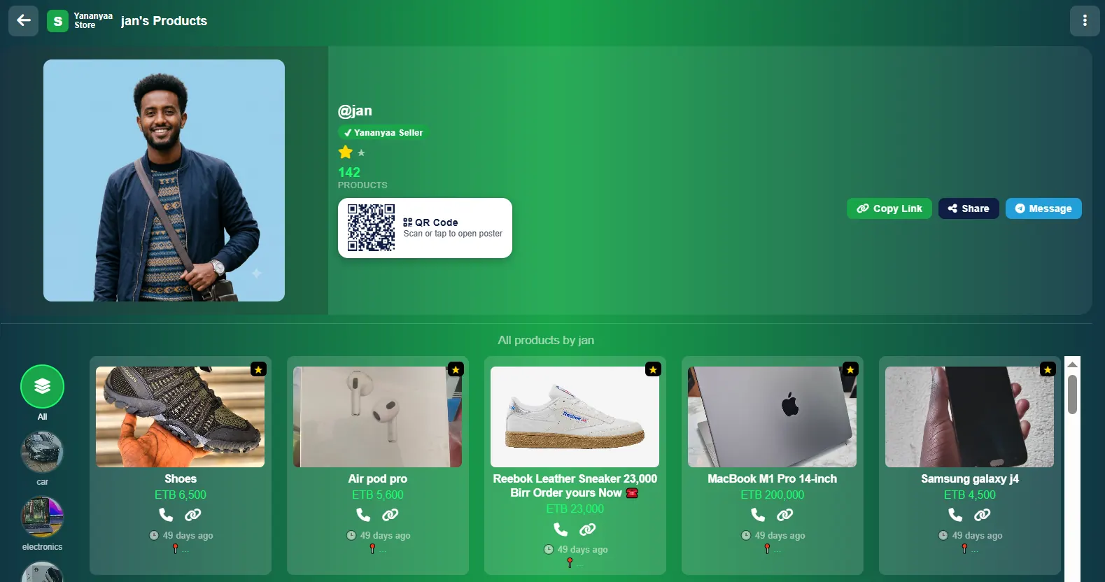 Yananyaa My Store: Create Your Online Shop and Sell Locally